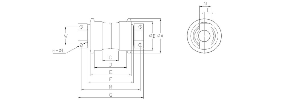 Undercarriage parts drawings